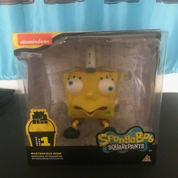 Spongebob Squarepants Masterpiece Meme Collection: Mocking Spongebob NEW RARE - Picture 1 of 4